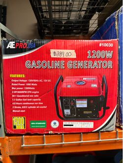 Gasoline generator 1200w