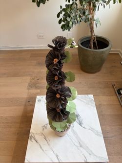 The Green Vase Black Hollyhock Paper Plant