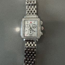 Michele Women’s Watch With Diamonds 