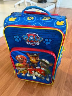 Paw Patrol Kids Rolling Luggage Suitcase