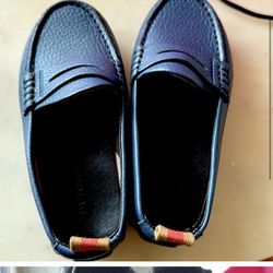 Burberry Blue Loafers For Toddlers