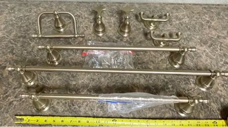 Towel Bars Robe Hooks Toilet Paper Holder