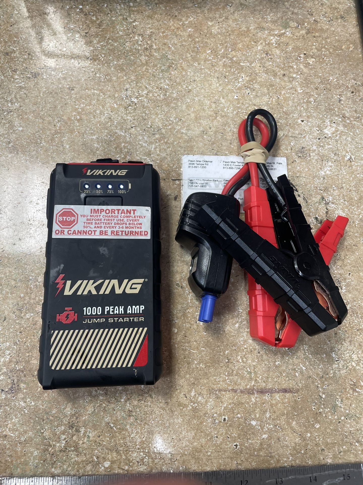 Viking 1000amp Peak Jump Starter