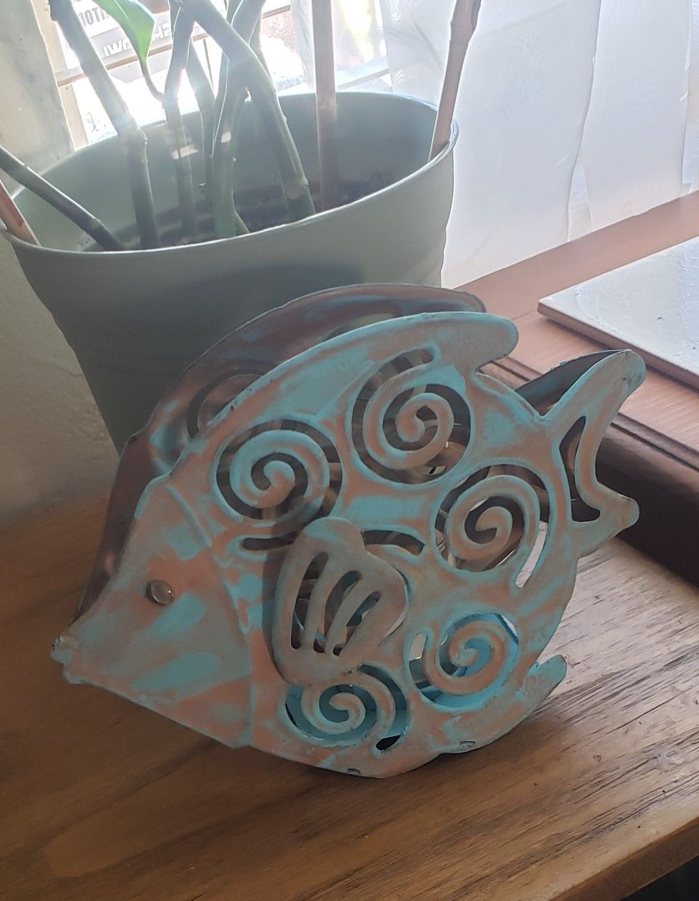 Fish candle holder