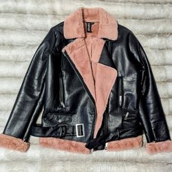 Faux-Leather Jacket