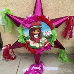 Strawberry Shortcake Tambor Star Pinata