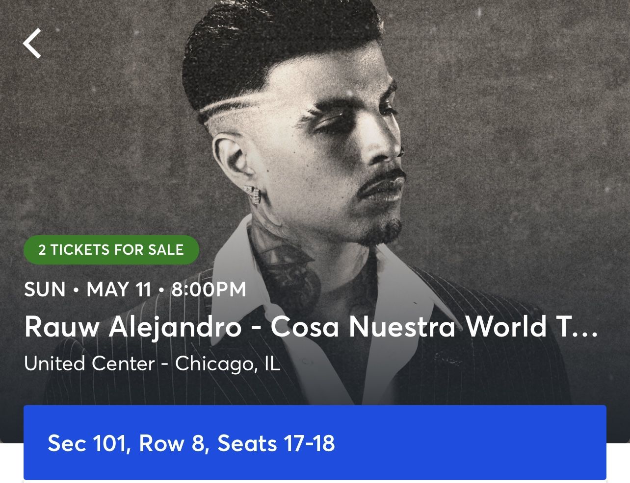 RAUW ALEJANDRO CHICAGO