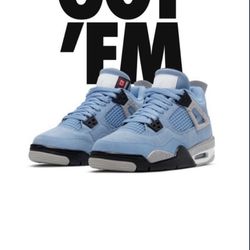 Jordan 4 University Blue