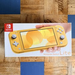 Nintendo Switch Lite Yellow Handheld 