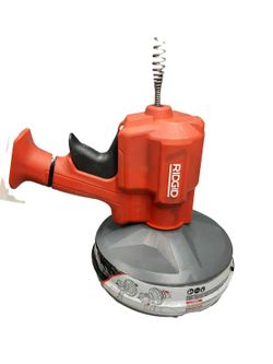 Ridgid Ez-spin Orange Manual Drain Snake