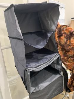 3 compartment foldable shelf