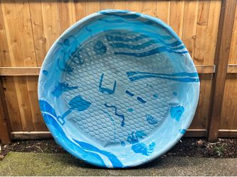 Hard Plastic 58” Kiddie Pool