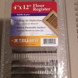 4"X12"  2way Air Deflection 