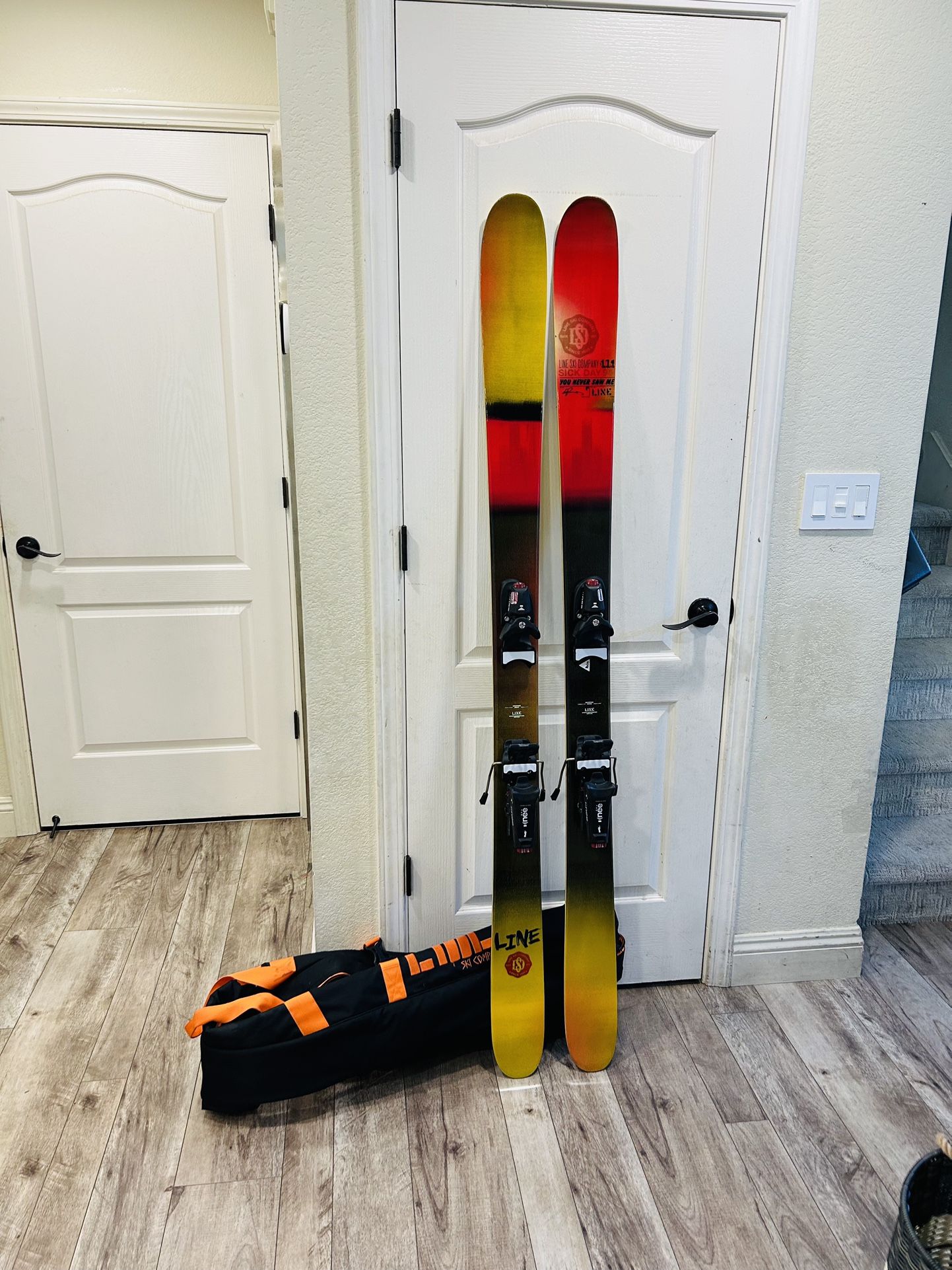 LINE SICK DAY SKIS WITH BINDINGS 179cm