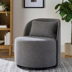 BRAND NEW GRAY SWIVEL CHAIR