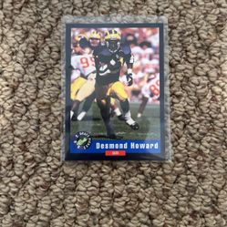 1992 Classic Draft Picks Desmond Howard #1