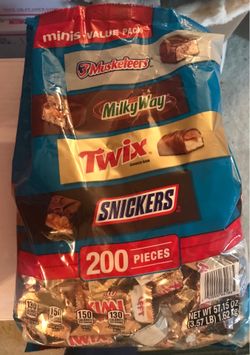 Snickers, Milky Way and Twix candy variety pack