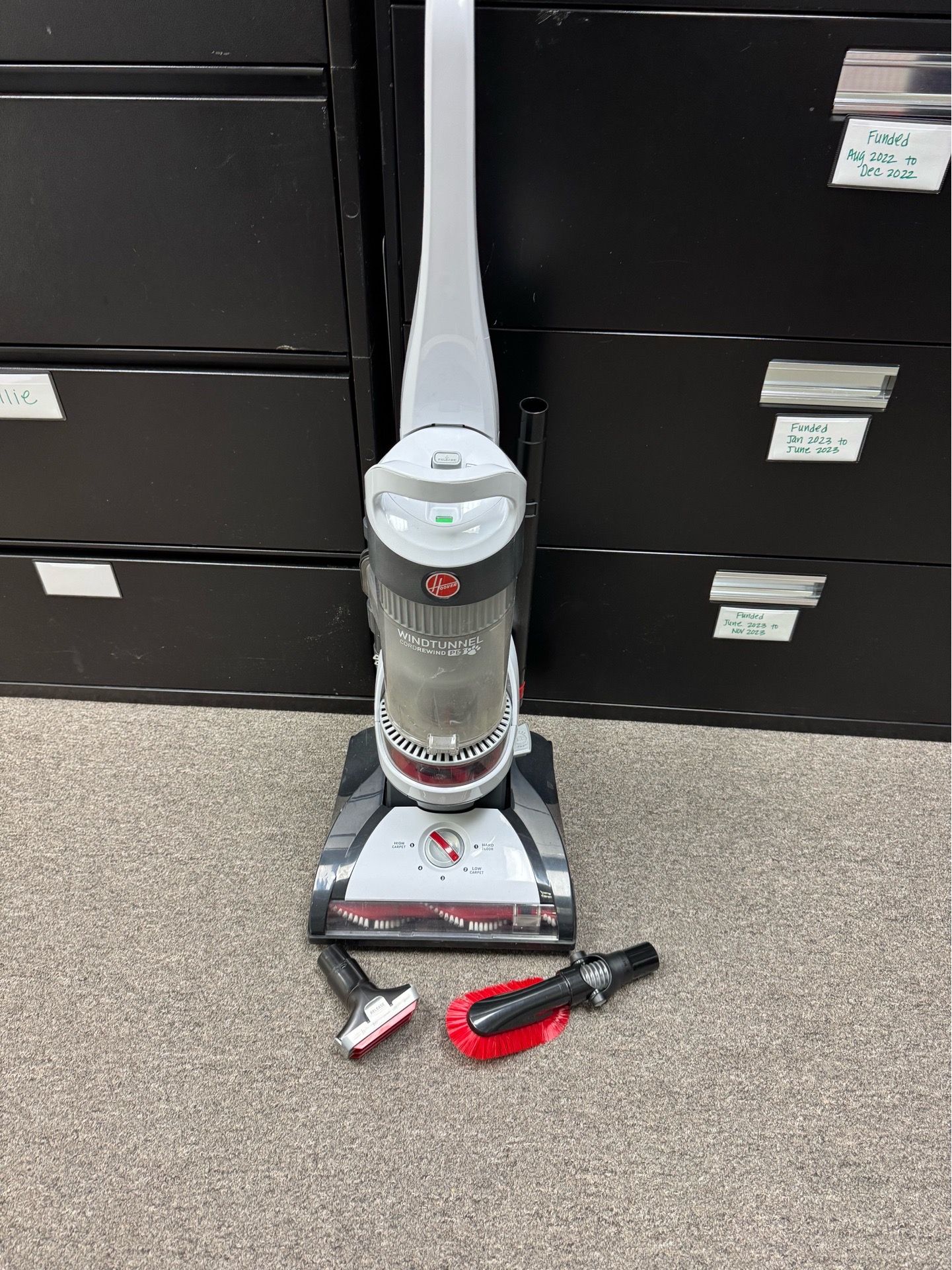 Hoover vacuum as new used in office for two months