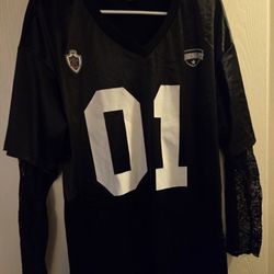 Jersey With Lace Sleeves