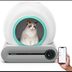 Famree Smart Self-Cleaning Cat Litter Box,Automatic Cat Litter Cleaning Robot  