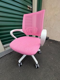 Pink and white Office Chair