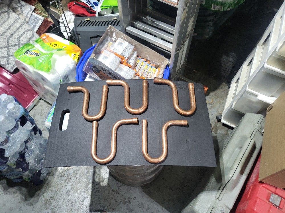 Copper P Traps. 3/4 And 7/8