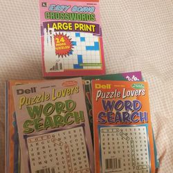 Crossword and Word Search Books
