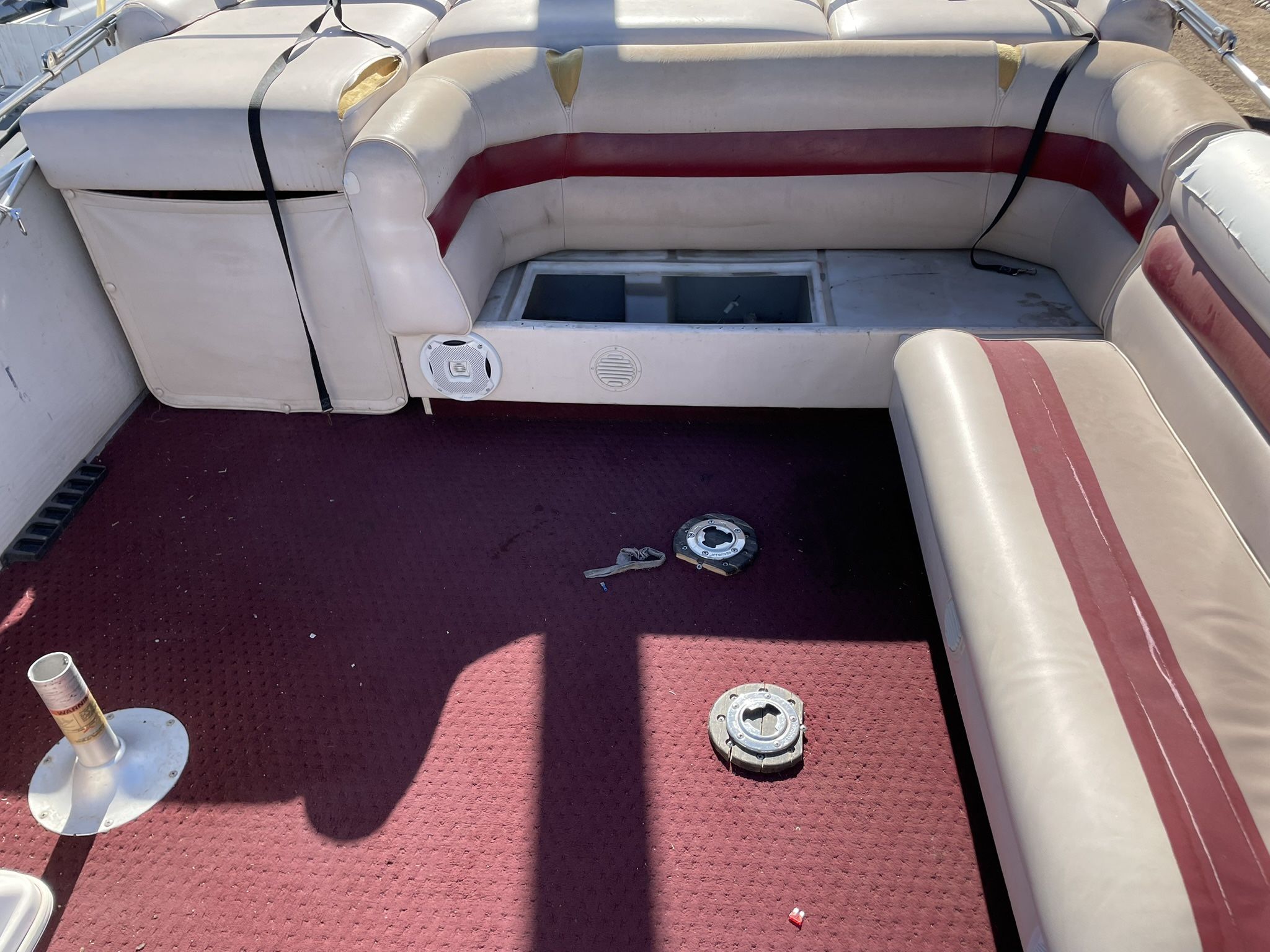 Pontoon Boat Seat Reupholstered