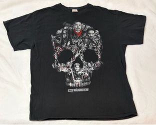 The Walking Dead Skull Collage Graphic T-Shirt Men's Size XL