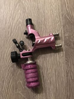 pink tattoo machine