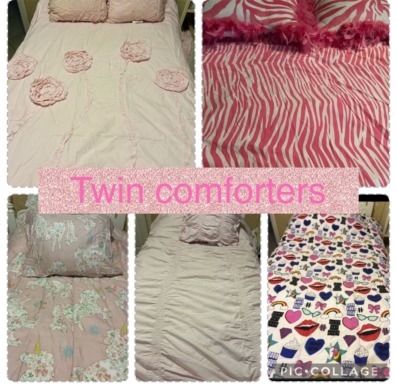 Twin Comforters $25 Each