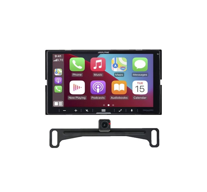 Alpine ILX-W670, 7-Inch Double DIN Digital Multimedia Receiver Compatible with Apple Carplay and Android Auto - Includes EchoMaster Backup Camera