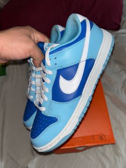 Nike dunk low argon blue size 10