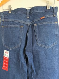 Rustler Straight Leg Regular Fit Denim Blue Jeans