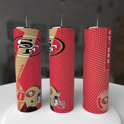 San Francisco 49ers Football Tumbler