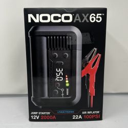 NOCO Boost+ Air AX65: 2000A Jump Starter with Air Compressor Tire Inflator