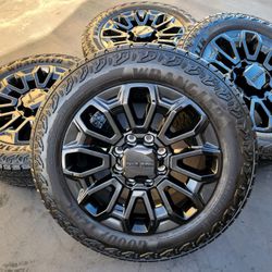 22" GMC Denali 2500 HD Wheels And Tires 