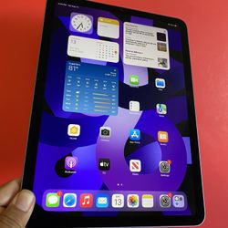 Apple IPad Air 5th Generation (10.9” Liquid Retina/ M1 chip / Latest Model) 64GB with Accessories (Warranty till 08/ 2023/ Apple Pencil supported)