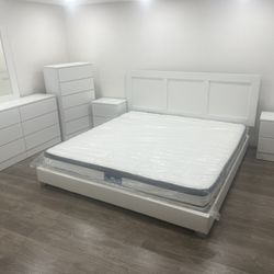 King   Size Bedroom  Set  All New Furniture And Free Delivery 