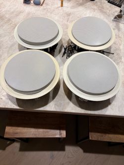 4 Proficien t C620 6 1/2 inch by Ceiling Speakers  V