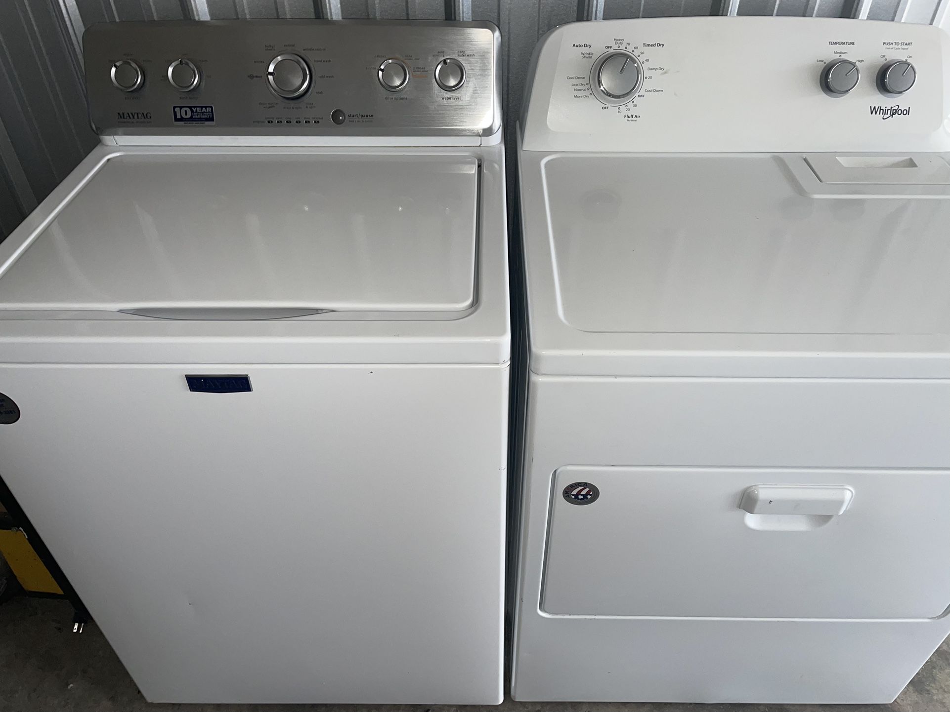Maytag Whirlpool Washer And Dryer 1 Year Old