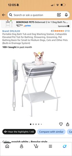 Dog tub