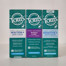 3 Tom's of Maine Toothpaste