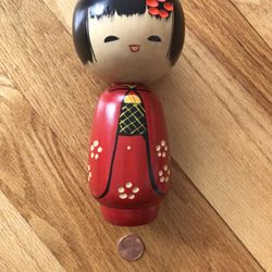 Japanese Wood Doll