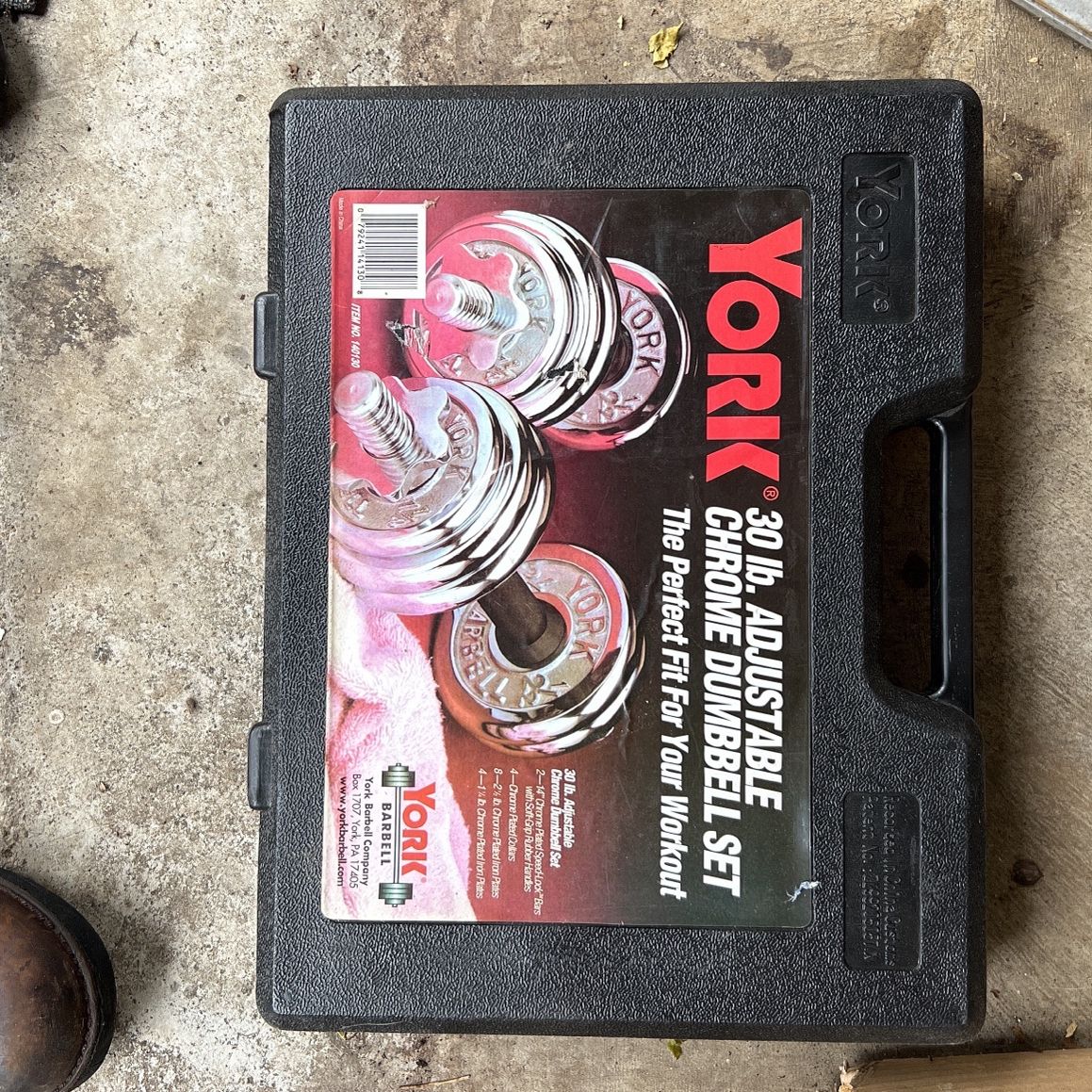 York 30 lb dumbbell set store
