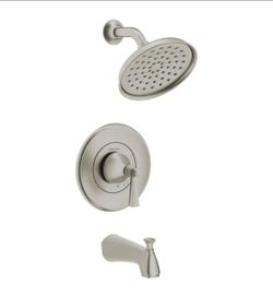 50% OFF - American Standard Rumson Tub & Shower Faucet Brushed Nickel w/ Valve Included