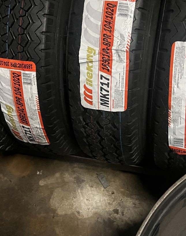 4 Brand New Tires 185R14C MK Tires