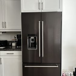 Black Stainless Steel Fridge 