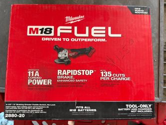 M18 FUEL 18V Lithium-Ion Brushless Cordless 4-1/2 in./5 in.