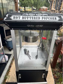 Hot butter popcorn machine